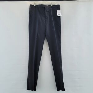 Louis Vuitton Uniforms Charcoal Gray Cigarette Trousers Men's EU 52 Wool 36x29
